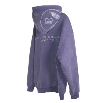 (rhinestone) alien split zip hoodie