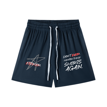 star net shorts (navy blue)